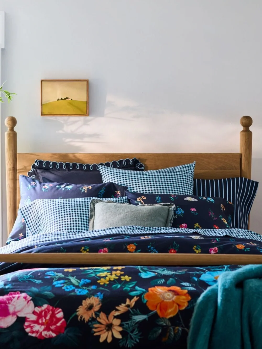 Anthropologie Pillowcases Organic Cotton Percale Queen Standard New Set of 2